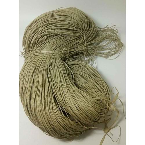 Çanta Aksesuar Küf Yeşili Renk Kağıt İp 250 Gr