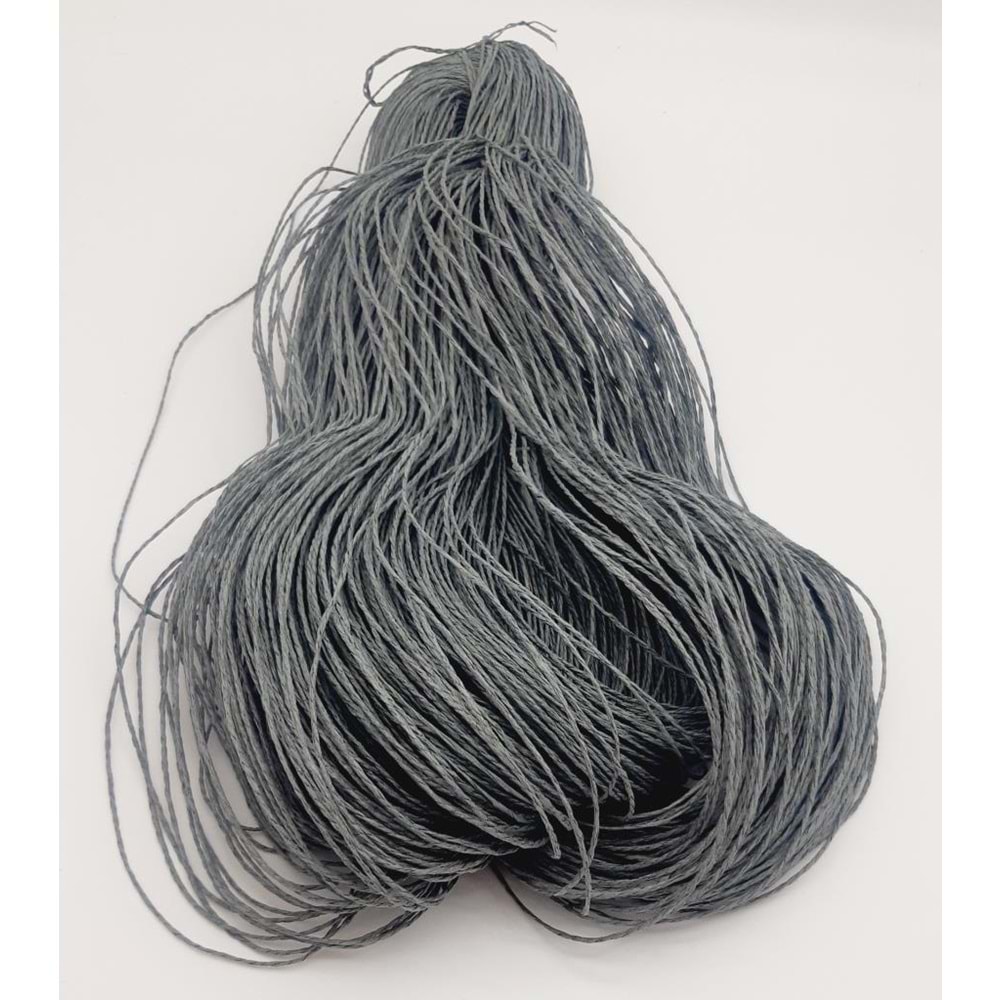 Çanta Aksesuar Koyu Gri-Yeşil Renk Kağıt İp 200 Gr