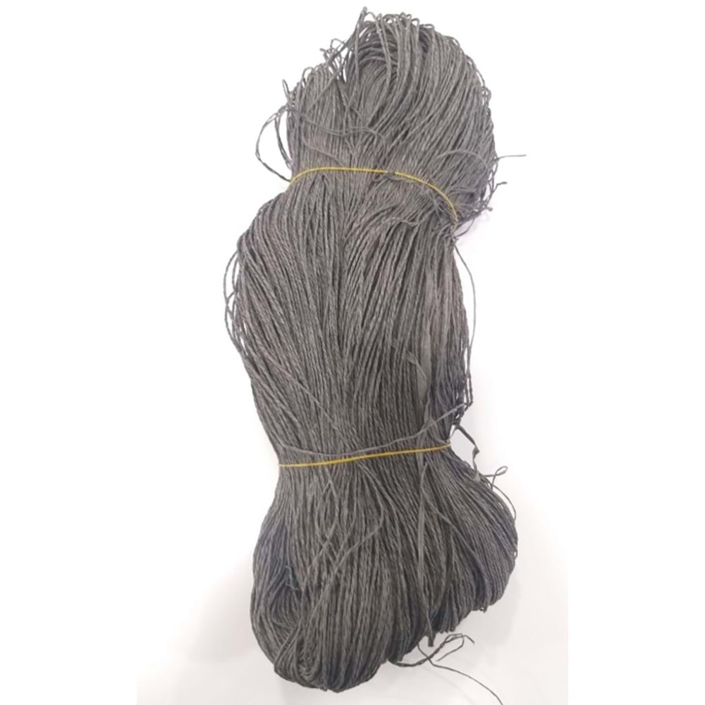 Çanta Aksesuar Koyu Gri Renk Kağıt İp 200 Gr