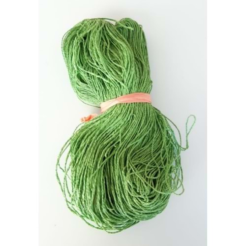 Çanta Aksesuar Elma Yeşili Renk Kağıt İp (200 Gr)