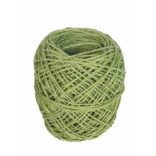 Çanta Aksesuar Elma Yeşil 50 Gr Sarılmış Kağıt İp