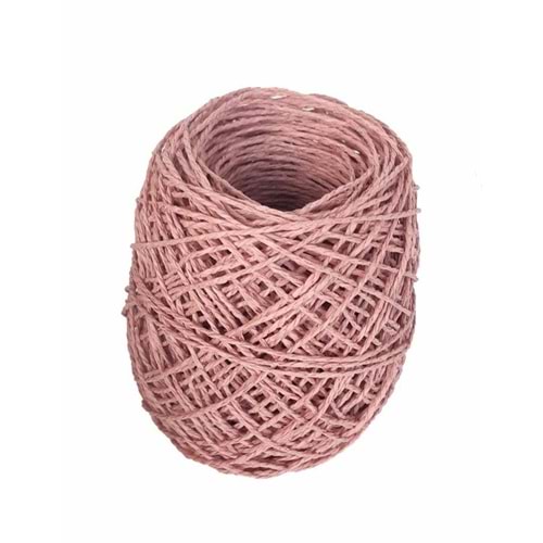 Çanta Aksesuar Gül Kurusu 50 Gr Sarılmış Kağıt İp