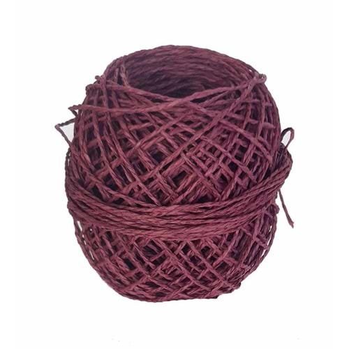 Çanta Aksesuar Koyu Fuşya 50 Gr Sarılmış Kağıt İp