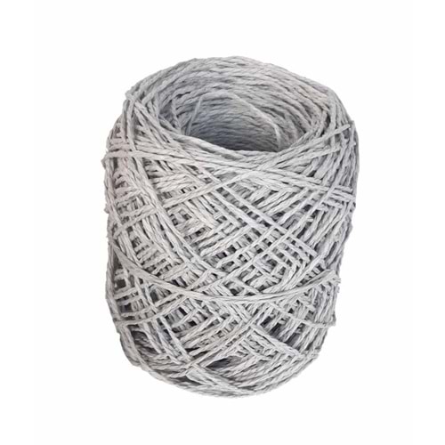 Çanta Aksesuar Açık Gri 50 Gr Sarılmış Kağıt İp