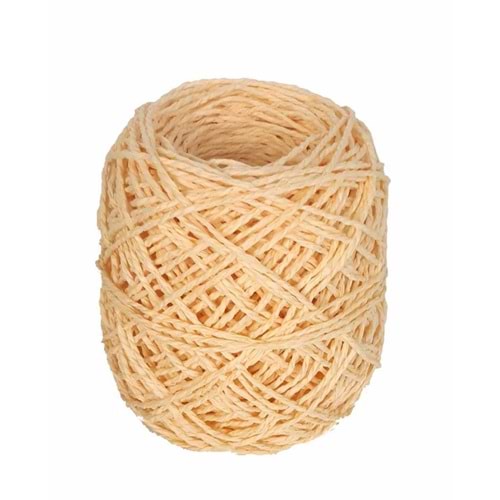 Çanta Aksesuar Açık Sarı 50 Gr Sarılmış Kağıt İp