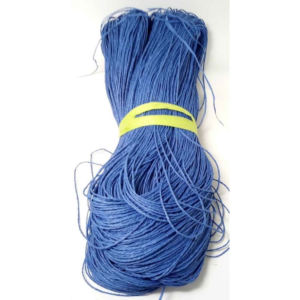 Çanta Aksesuar Saks Mavi Renk Kağıt İp 200 Gr