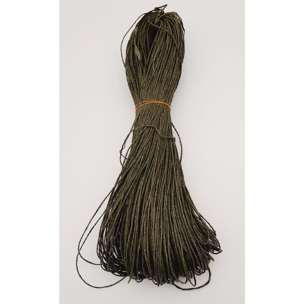 Çanta Aksesuar Koyu Haki Yeşil Renk Kağıt İp 200 Gr