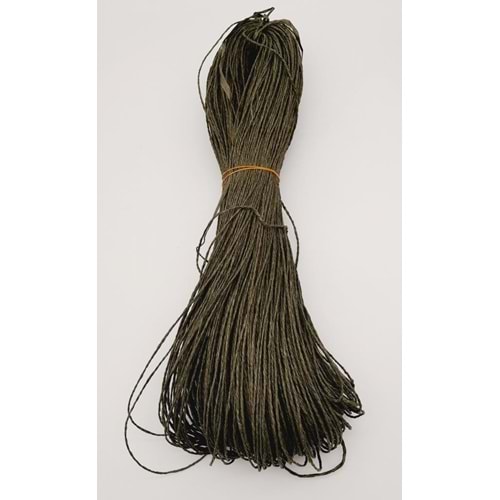 Çanta Aksesuar Koyu Haki Yeşil Renk Kağıt İp 200 Gr