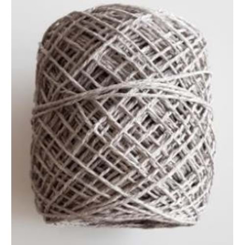 Çanta Aksesuar Sarılmış Kağıt İp Açık Gri