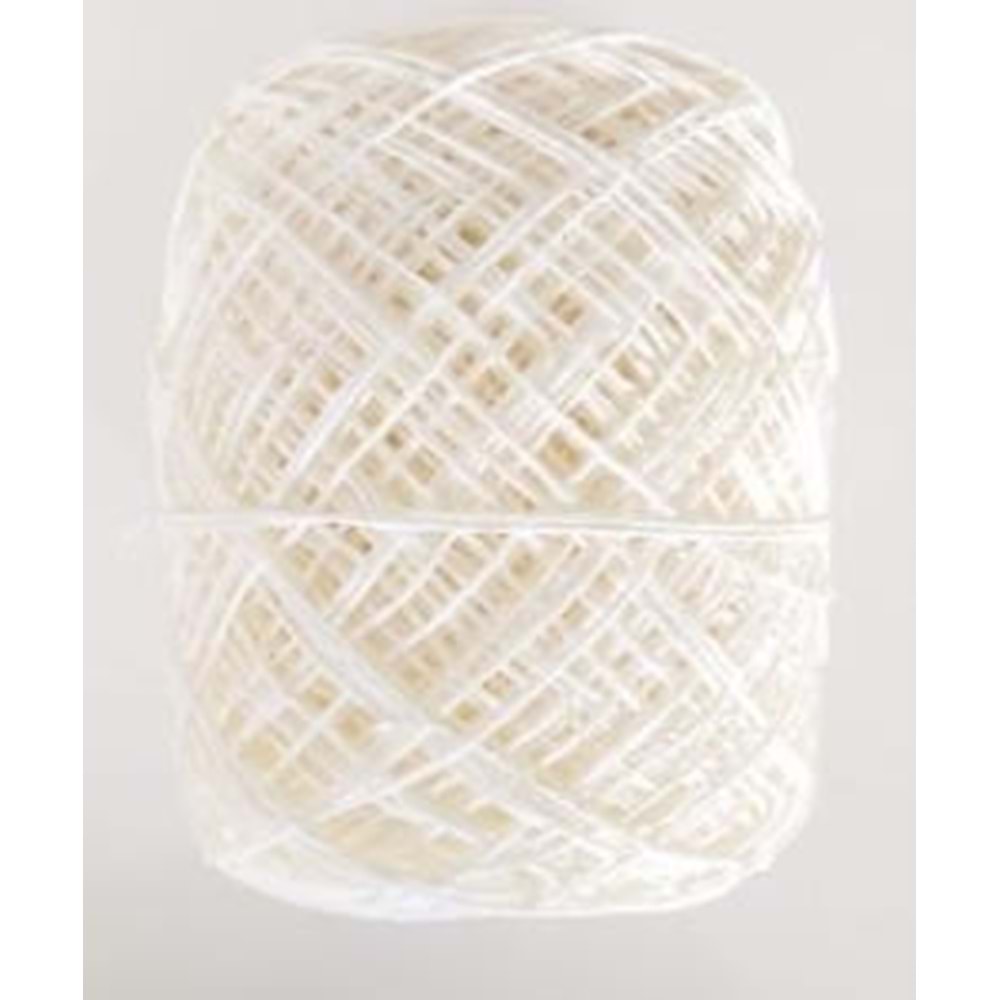 Çanta Aksesuar Sarılmış Kağıt İp Beyaz