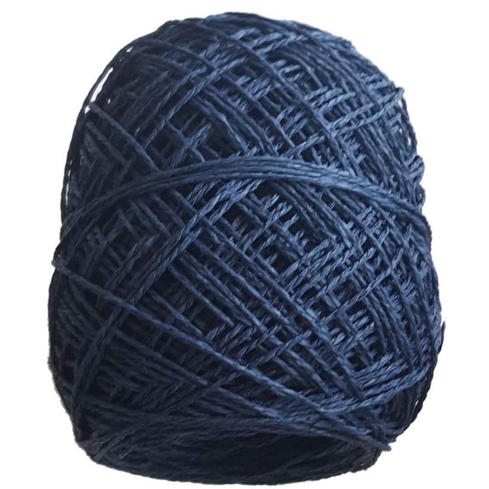 Çanta Aksesuar Sarılmış Kağıt İp Lacivert