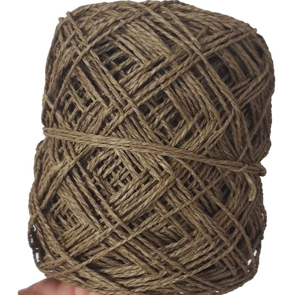 Çanta Aksesuar Sarılmış Kağıt İp Yağ Yeşili