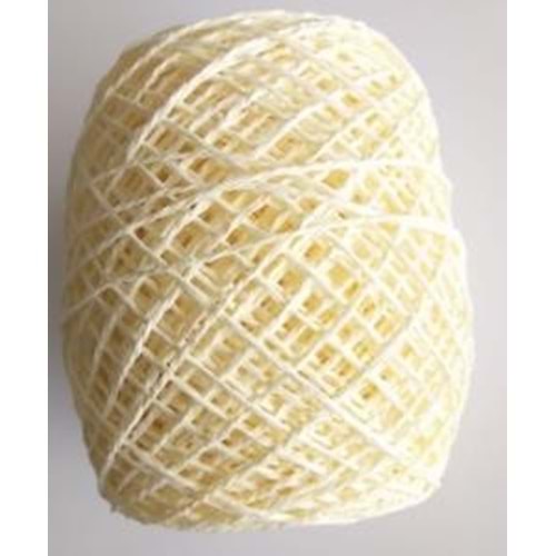 Çanta Aksesuar Sarılmış Kağıt İp Krem