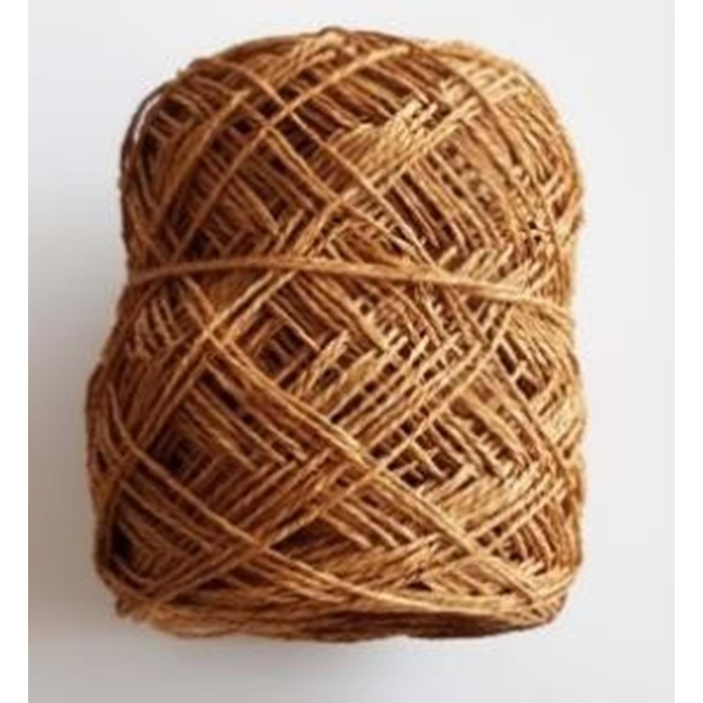 Çanta Aksesuar Sarılmış Kağıt İp Koyu Hasır