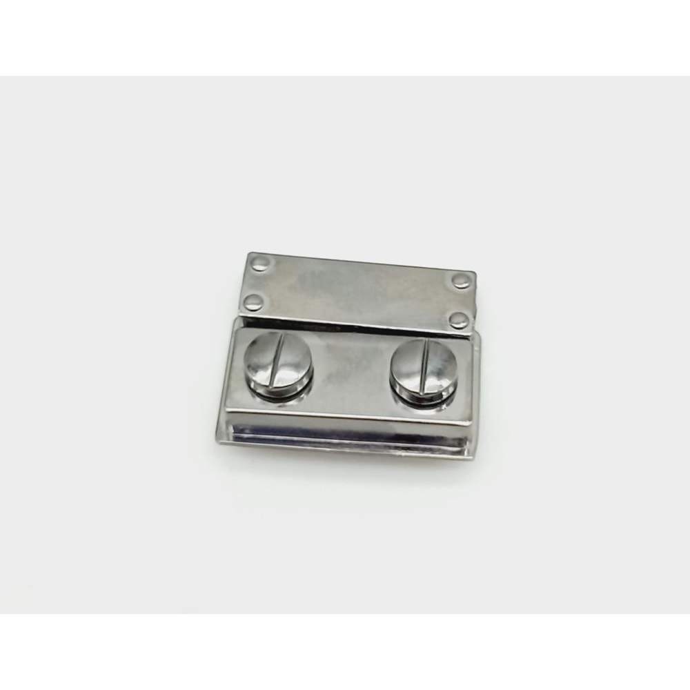 Çanta Aksesuar Füme Vidalı Çanta Kilidi 3.5x2.7cm