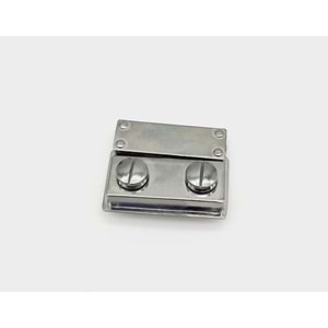 Çanta Aksesuar Füme Vidalı Çanta Kilidi 3.5x2.7cm