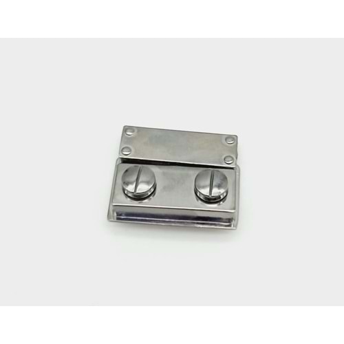 Çanta Aksesuar Füme Vidalı Çanta Kilidi 3.5x2.7cm