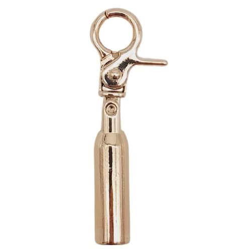 Çanta Aksesuar 7 mm Kancalı Kovan Light Gold Renk 1 Adet