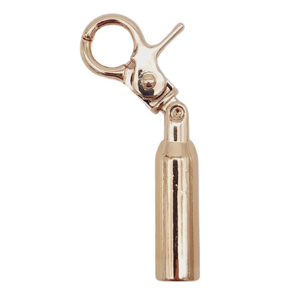 Çanta Aksesuar 7 mm Kancalı Kovan Light Gold Renk 1 Adet