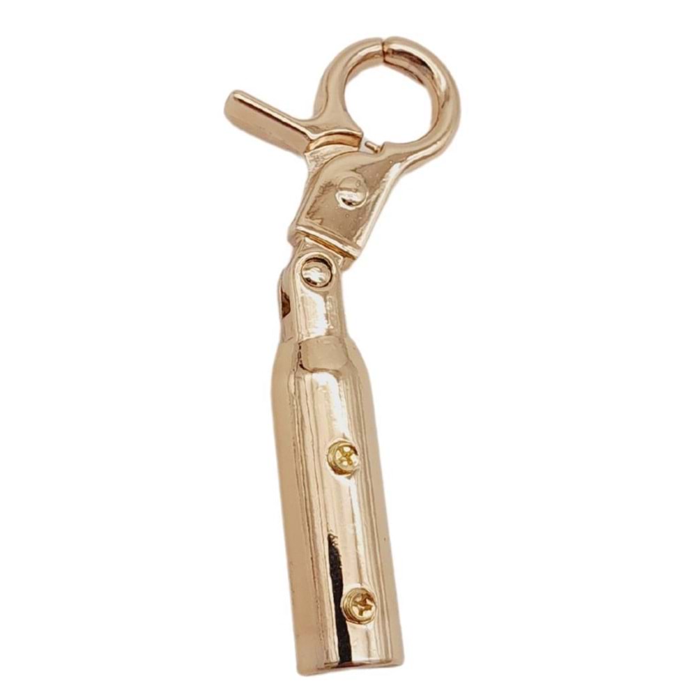Çanta Aksesuar 7 mm Kancalı Kovan Light Gold Renk 1 Adet