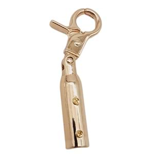 Çanta Aksesuar 7 mm Kancalı Kovan Light Gold Renk 1 Adet