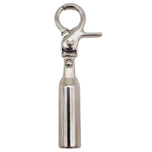 Çanta Aksesuar 7 mm Kancalı Kovan Gümüş Renk 1 Adet