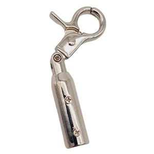 Çanta Aksesuar 7 mm Kancalı Kovan Gümüş Renk 1 Adet