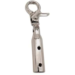 Çanta Aksesuar 7 mm Kancalı Kovan Gümüş Renk 1 Adet