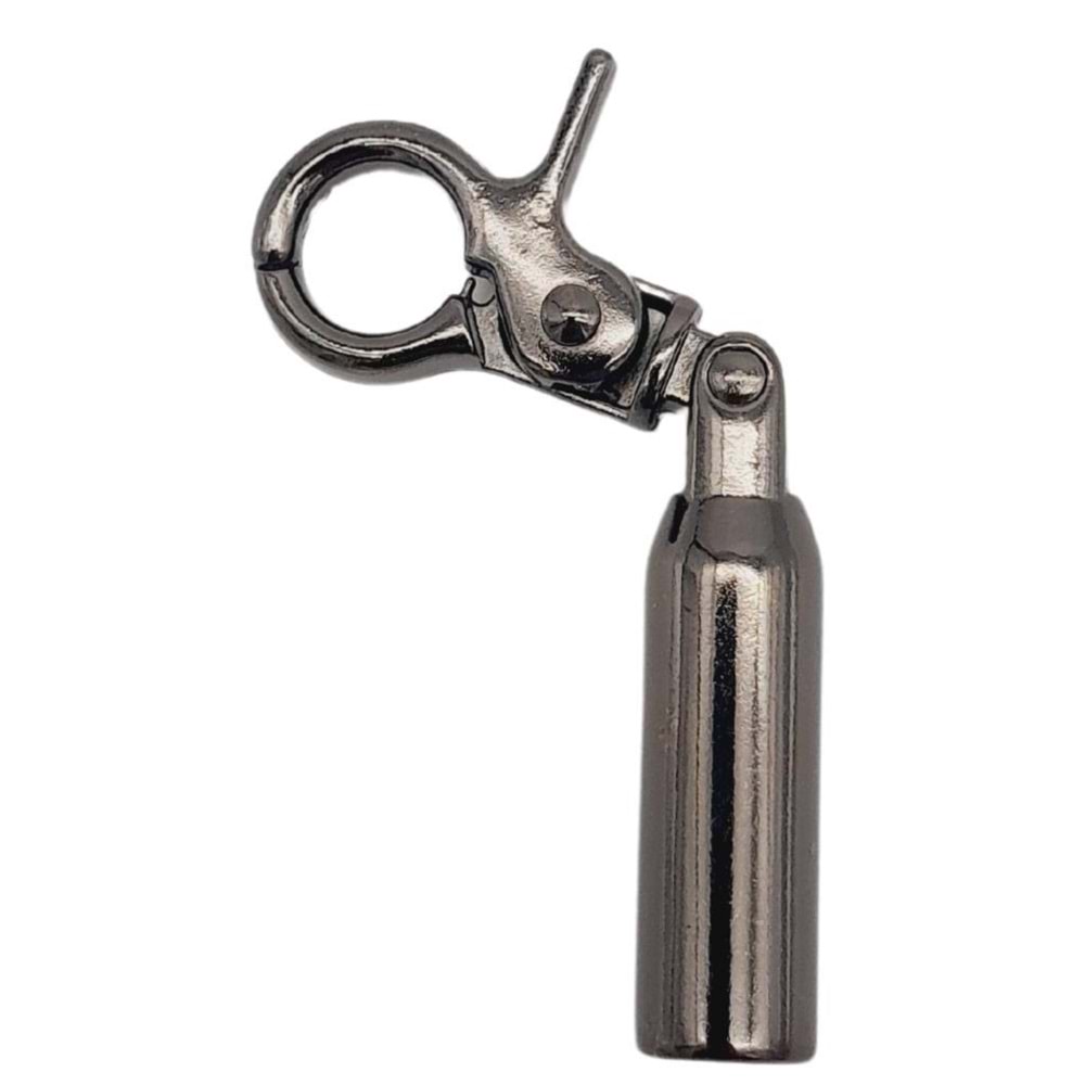 Çanta Aksesuar 7 mm Kancalı Kovan Füme Renk 1 Adet