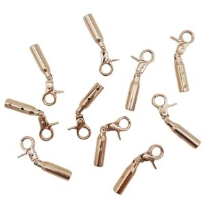 Çanta Aksesuar 7 mm Kancalı Kovan Light Gold Renk 10 Adet