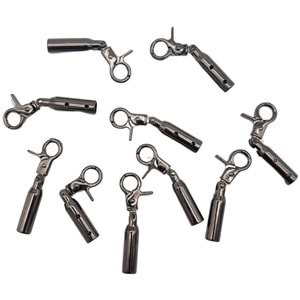 Çanta Aksesuar 7 mm Kancalı Kovan Füme Renk 10 Adet