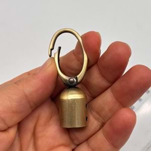 Çanta Aksesuar 14 mm Antik Renk Oval Halkalı Kancalı Kovan 1 Adet