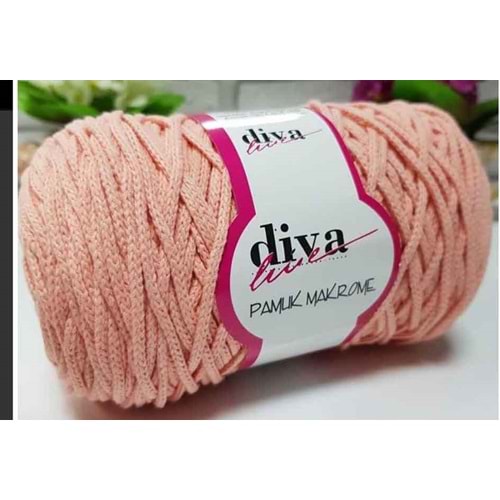 Çanta Aksesuar Diva Pamuk Makrome Somon (Kalın)