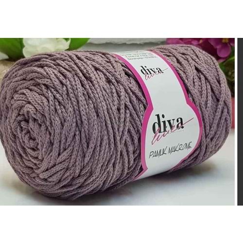 Çanta Aksesuar Diva Pamuk Makrome Gül Kurusu (Kalın)