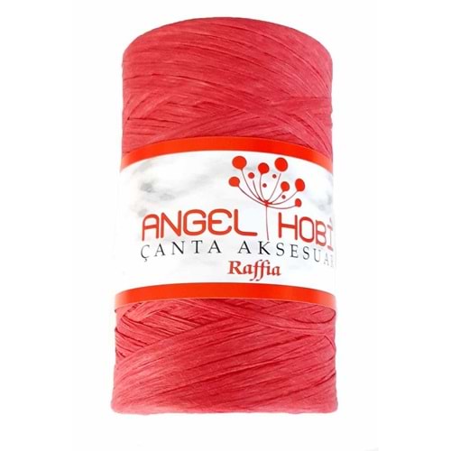 Çanta Aksesuar Kırmızı Renk Rafya İp