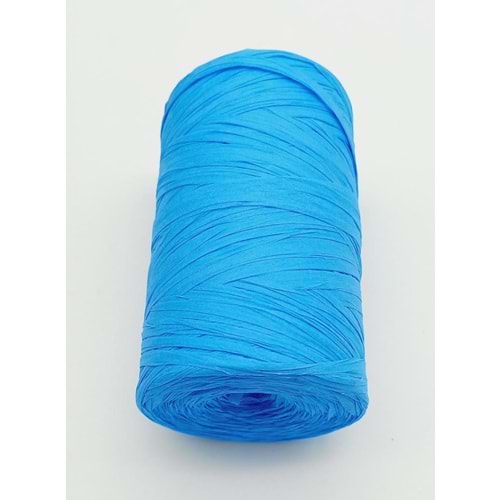 Çanta Aksesuar Mavi Renk Rafya İp