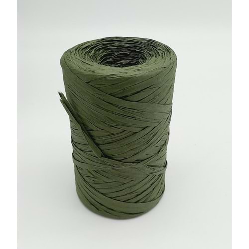 Çanta Aksesuar Haki Renk Rafya İp