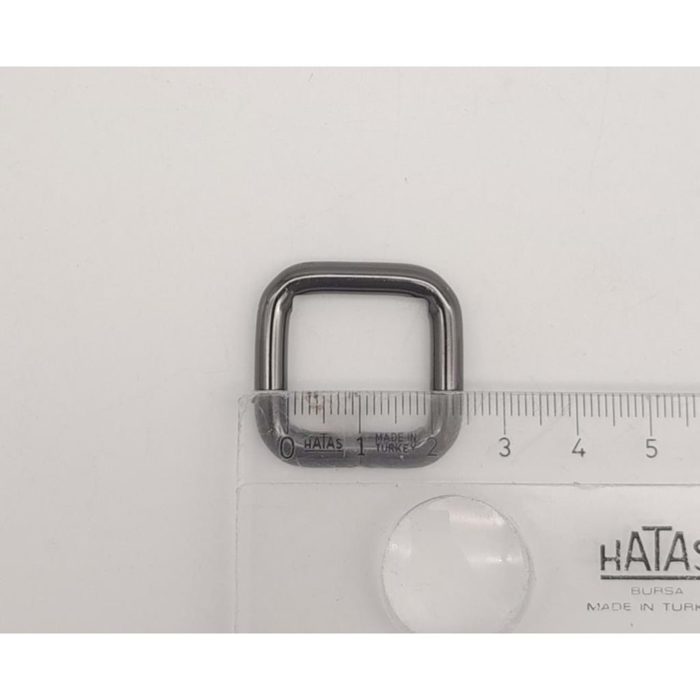 Çanta Aksesuar Füme Renk 2 Cm Kare Halka