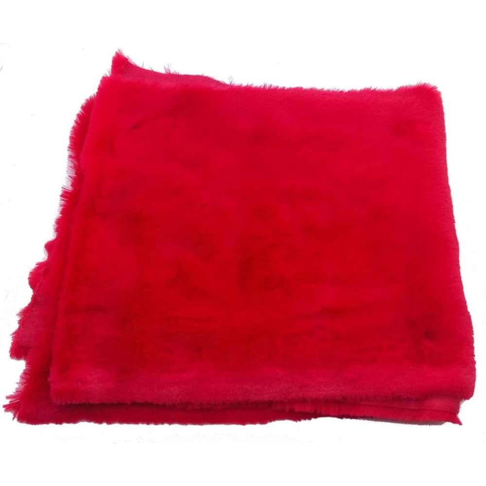 Çanta Aksesuar Kırmızı Renk 100X20 Cm Kürk