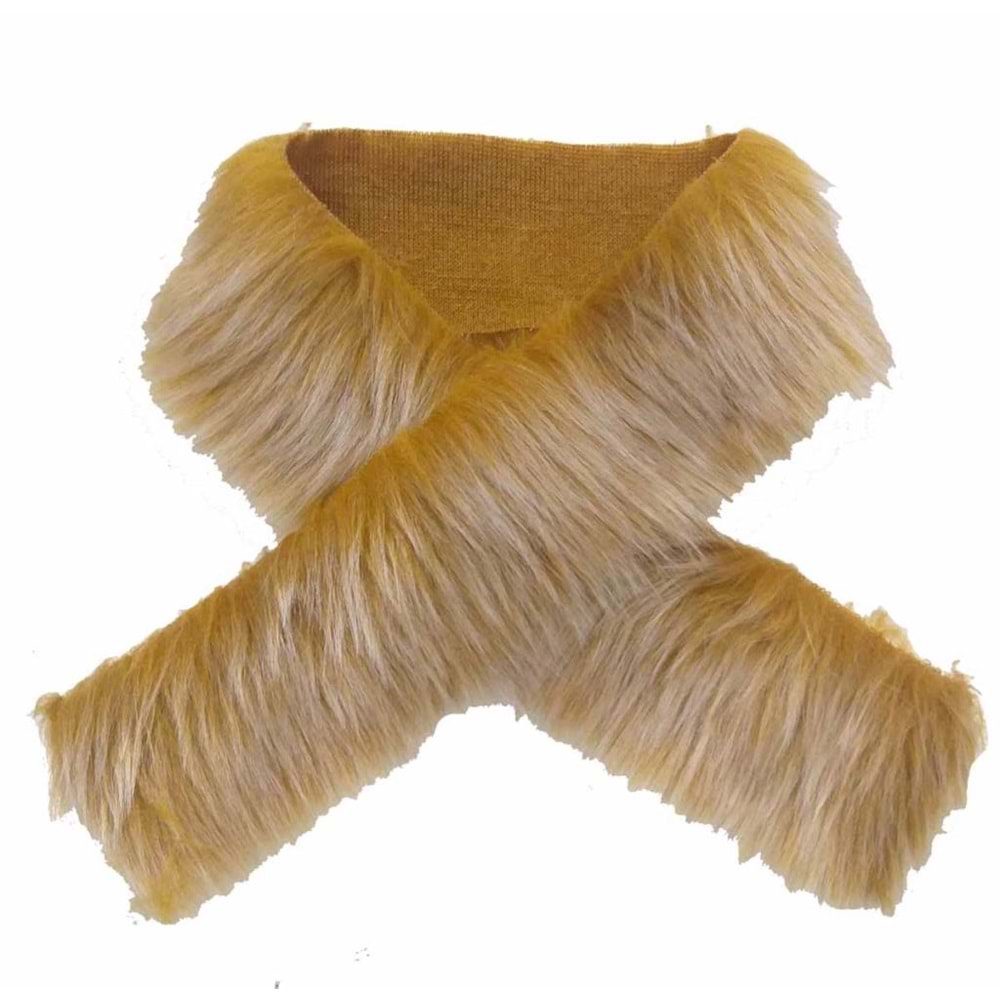 Çanta Aksesuar Kürk 70X5Cm Hardal Renk