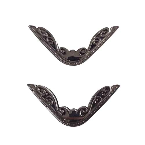 Çanta Aksesuar 2Li Füme Köşe Aparatı Süslü Model