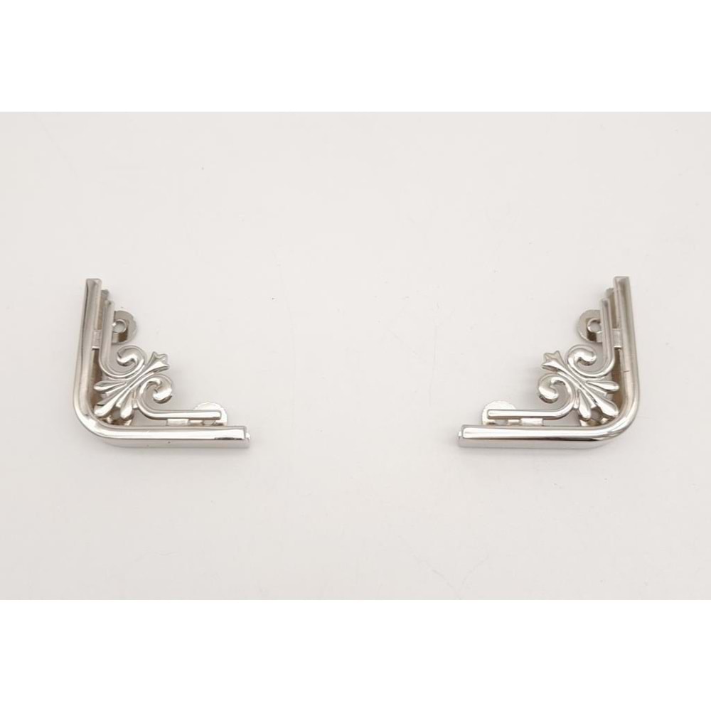 Çanta Aksesuar 2 Li Gümüş Renk Köşe Aparatı