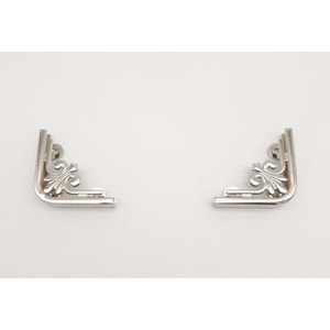 Çanta Aksesuar 2 Li Gümüş Renk Köşe Aparatı