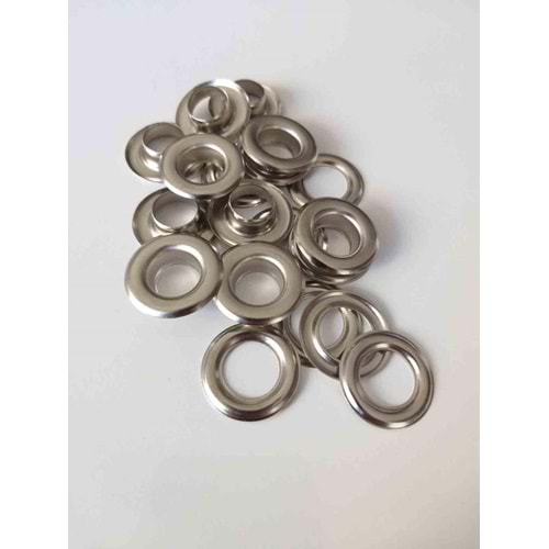 Çanta Aksesuar Gümüş Renk 10'Lu Kuşgözü Kapsül 28 Numara