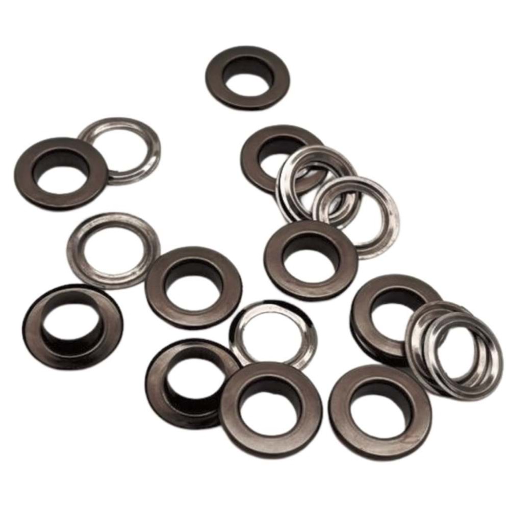 Çanta Aksesuar Füme Renk 10'Lu Kuşgözü Kapsül 24 Numara (İç Ölçüsü 1 cm )