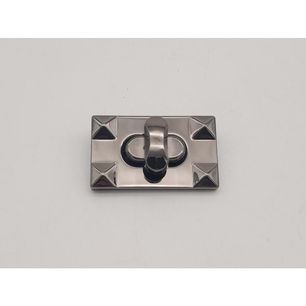 Çanta Aksesuar Dikdörtgen Füme Kilit