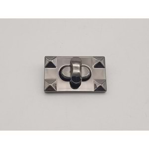 Çanta Aksesuar Dikdörtgen Füme Kilit