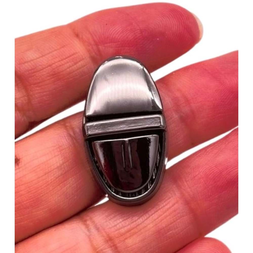 Çanta Aksesuar 2.5x1.5 cm Mini Füme Renk Çanta Kilidi