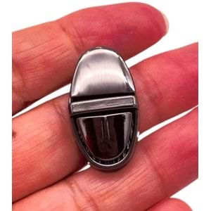 Çanta Aksesuar 2.5x1.5 cm Mini Füme Renk Çanta Kilidi