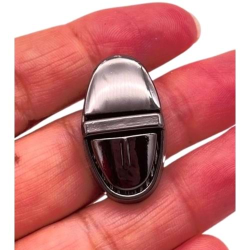 Çanta Aksesuar 2.5x1.5 cm Mini Füme Renk Çanta Kilidi